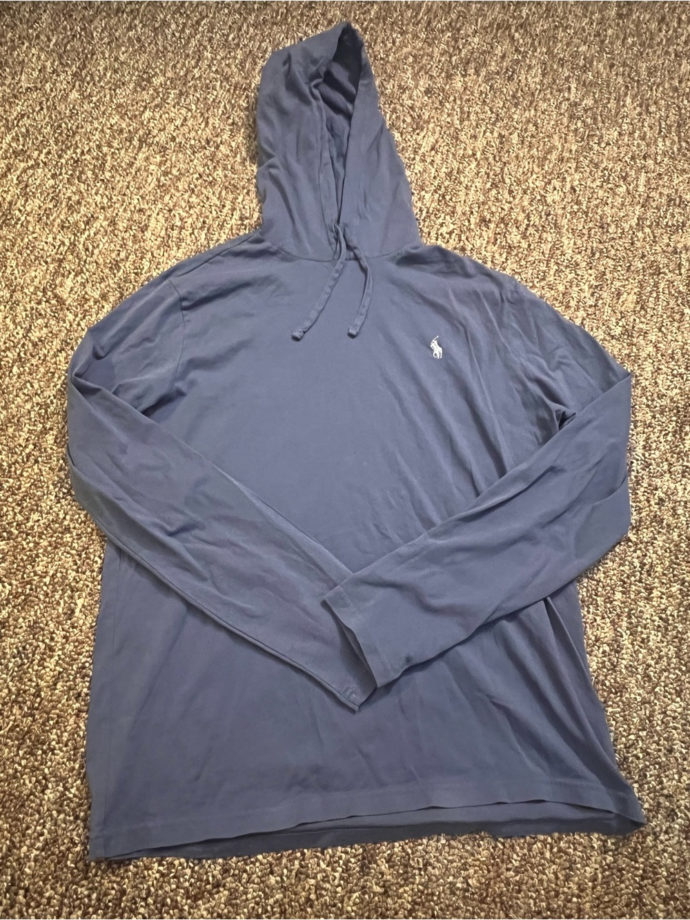 Polo Ralph Lauren Men’s Long Sleeve Lightweight Hooded Shirt Size Medium